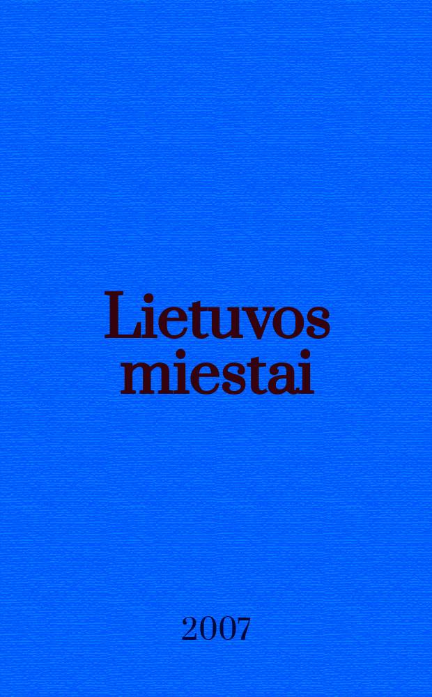 Lietuvos miestai