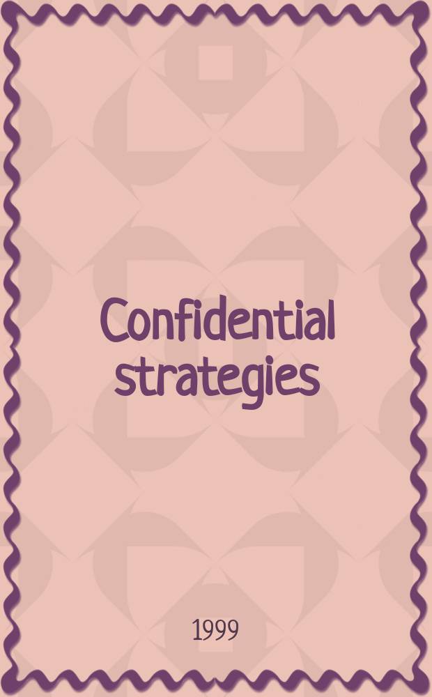 Confidential strategies : the evolving role of the confident in French tragic drama (1635-1677) = Конфиденциальные стратегии