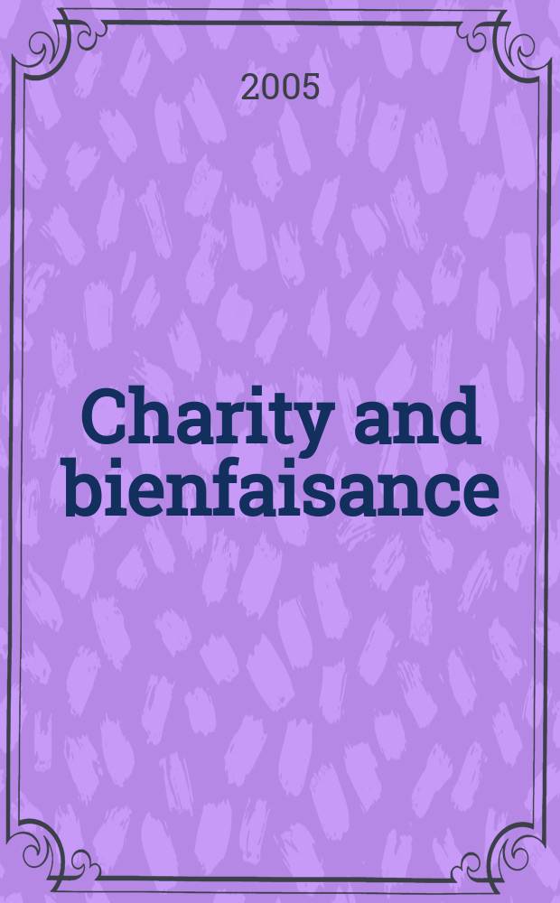 Charity and bienfaisance : the treatment of the poor in the Montpellier region 1740-1815 = Милосердие и благотворительность