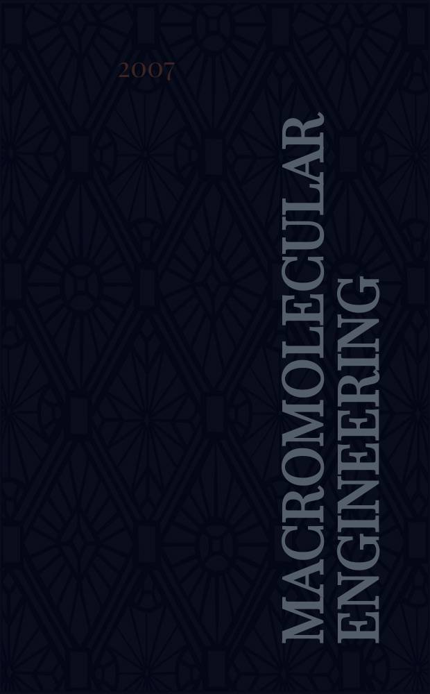 Macromolecular engineering : precise synthesis, materials properties, applications. Vol. 2 : Elements of macromolecular structural control