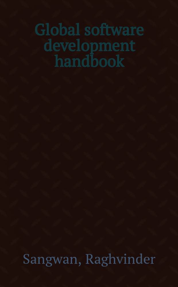 Global software development handbook