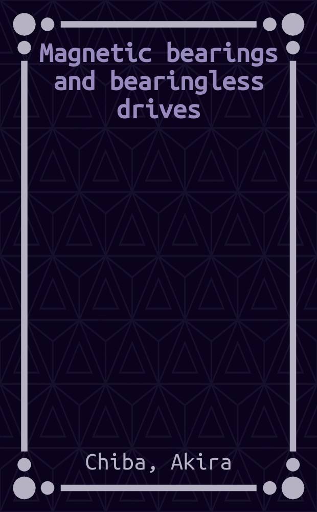 Magnetic bearings and bearingless drives