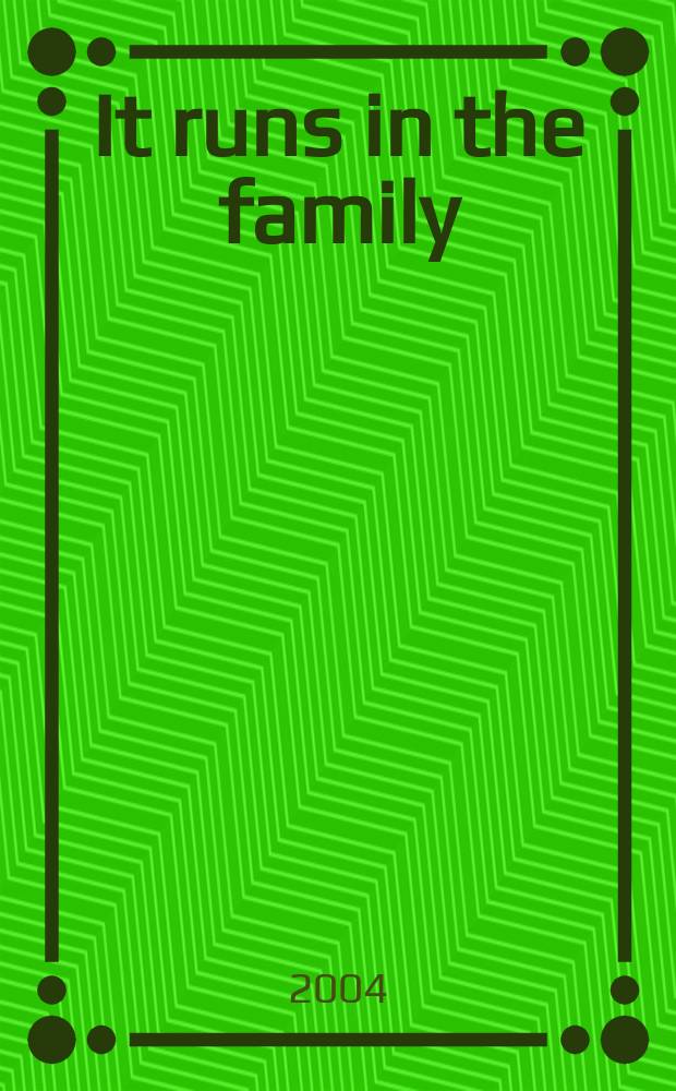 It runs in the family : empirical analyses of family background and economic status = Это происходит в семье