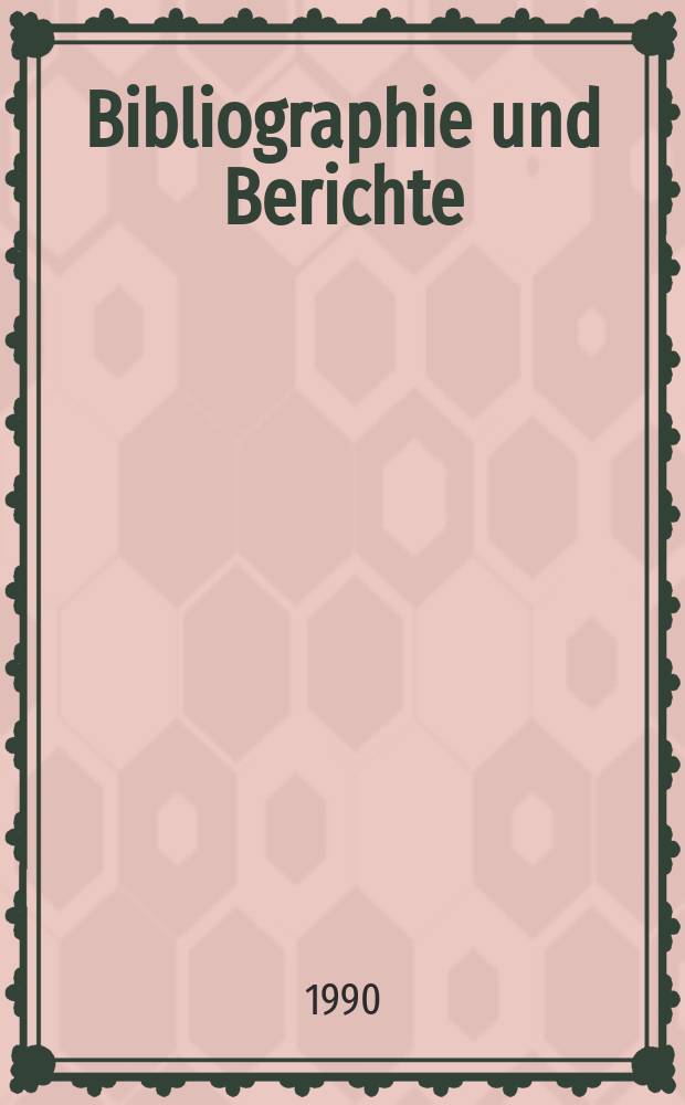 Bibliographie und Berichte : Festschrift f&uuml;r Werner Schochow = Библиография и доклады в честь Вернера Шохова, немецкого книговеда, библиотековеда