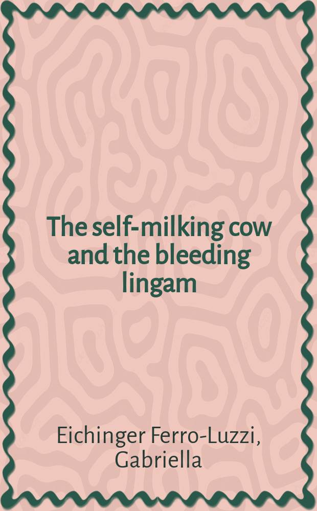 The self-milking cow and the bleeding lingam : criss-cross of motifs in Indian temple legends = Перекрестные мотивы в индийских храмовых легендах,посв.богу Шива