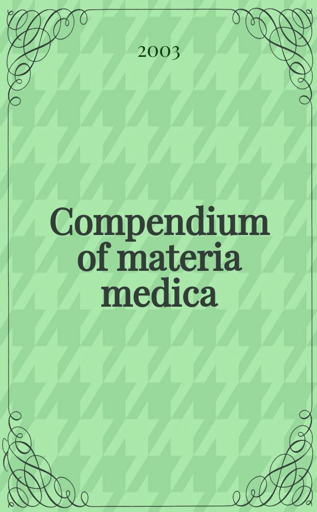 Compendium of materia medica (Bencao Gangmu). Bk. 3