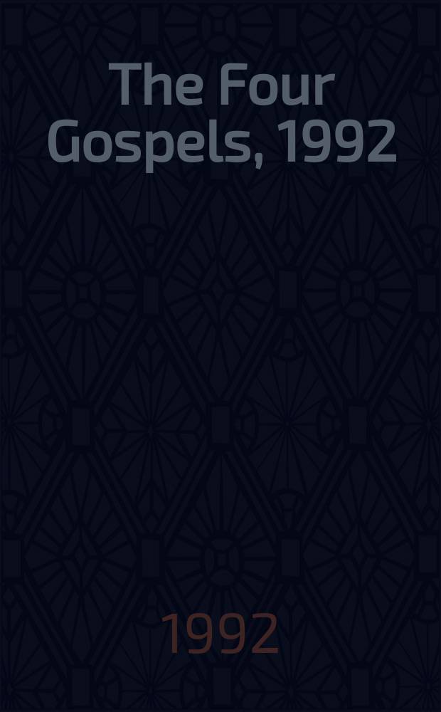 The Four Gospels, 1992 : Festschrift Frans Neirynck. Vol. 3