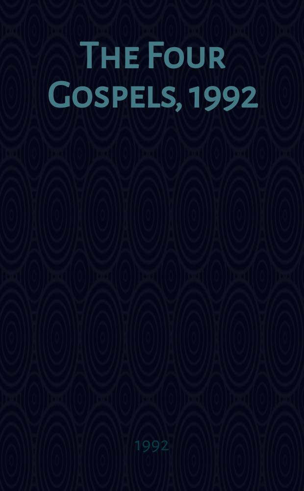 The Four Gospels, 1992 : Festschrift Frans Neirynck = Четыре Евангелия