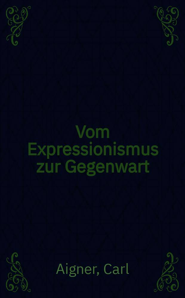 Vom Expressionismus zur Gegenwart : Meisterwerke der Moderne : anlässlich der Ausstellung "Von Macke bis Picasso - Meisterwerke der Moderne" in der Kunsthalle Krems vom 20. Mai bis 30. September 2001 = От экспрессионизма к современности: работы современных мастеров.