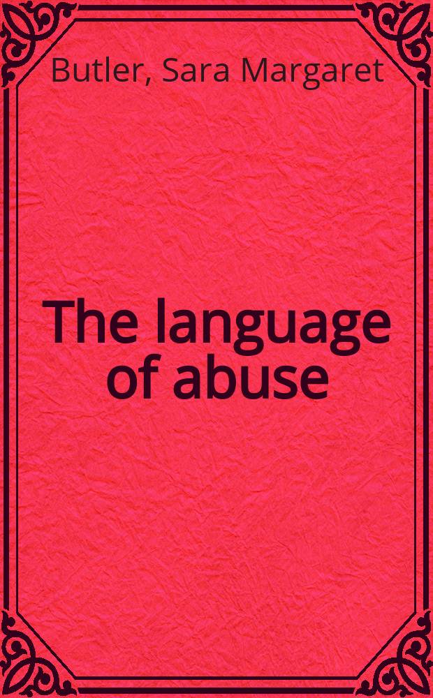The language of abuse : marital violence in later medieval England = Язык насилия
