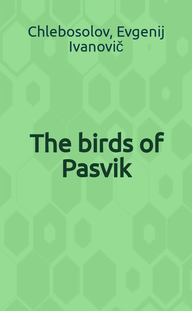 The birds of Pasvik