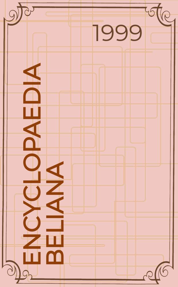 Encyclopaedia Beliana : slovenská všeobecná encyklopédia. Zv. 1 : A - Belk