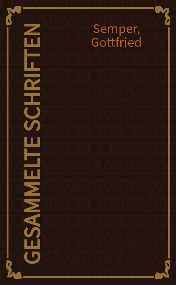 Gesammelte Schriften = Полное собрание сочинений