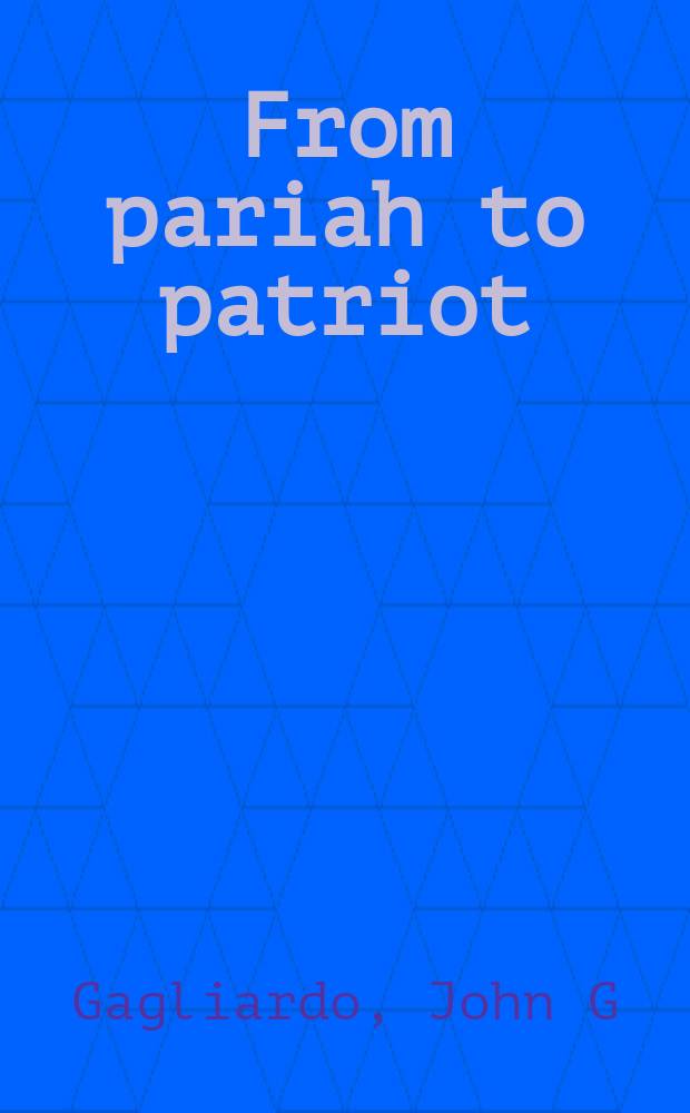 From pariah to patriot : the changing image of the German peasant, 1770-1840 = От парии к патриоту: изменение образа германского крестьянина, 1770-1840