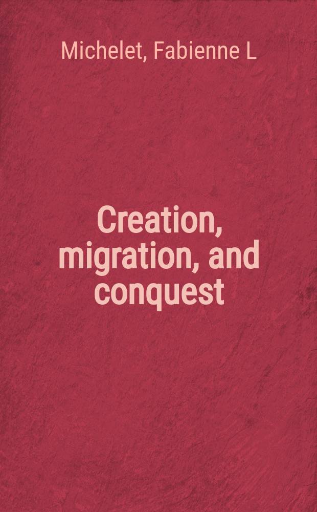 Creation, migration, and conquest : imaginary geography and sense of space in Old English literature = Создание,миграция и покорение(завоевание)