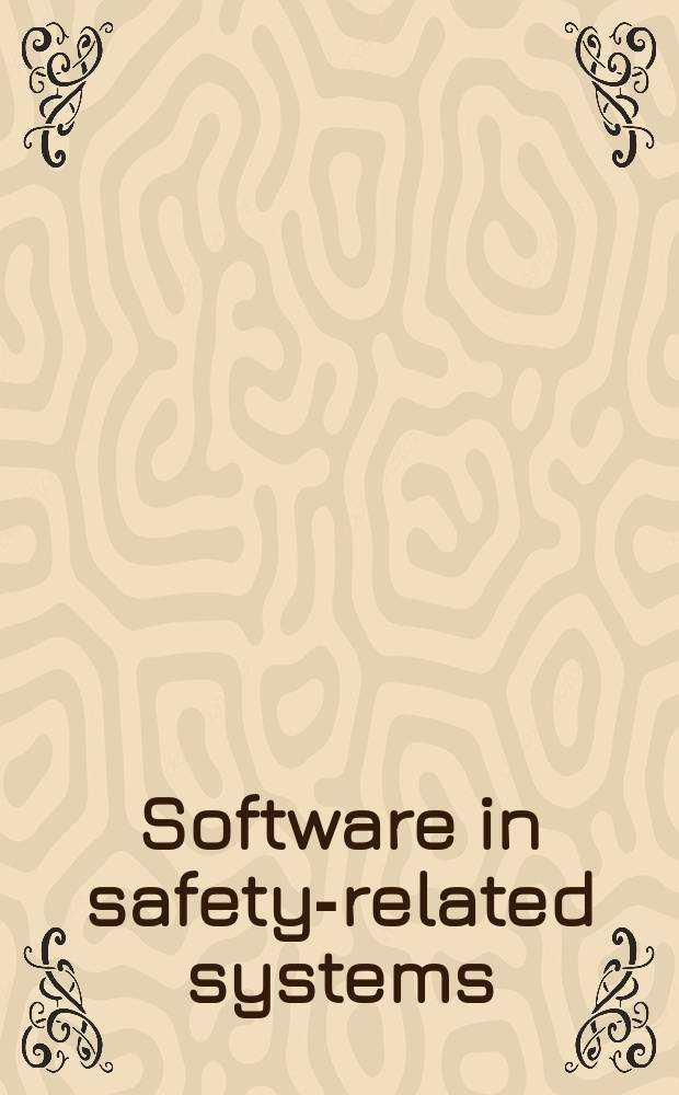 Software in safety-related systems