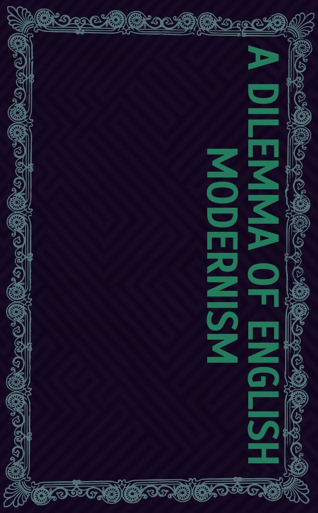 A dilemma of English modernism : visual and verbal politics in the life and work of C.W. Nevinson (1889-1946) = Дилемма английского модернизма: визуальная и словесная политика в жизни и работе К.Р.У. Невинсона (1889-1946)