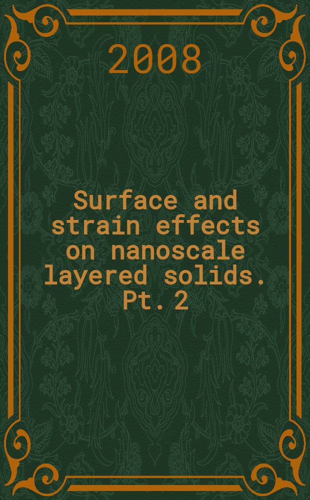 Surface and strain effects on nanoscale layered solids. Pt. 2 : Mechanical modeling of quantum dots. Analytical and numerical approaches