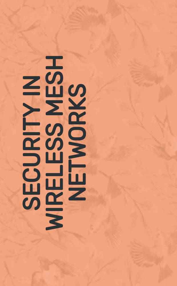 Security in wireless mesh networks