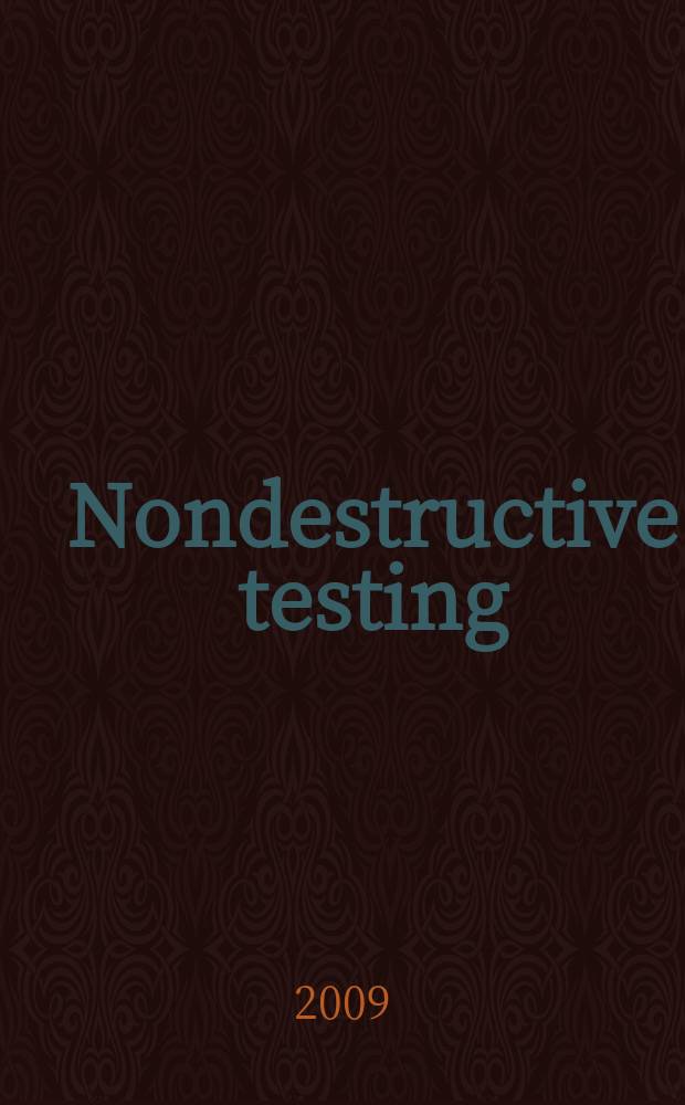 Nondestructive testing : handbook : in 8 vol