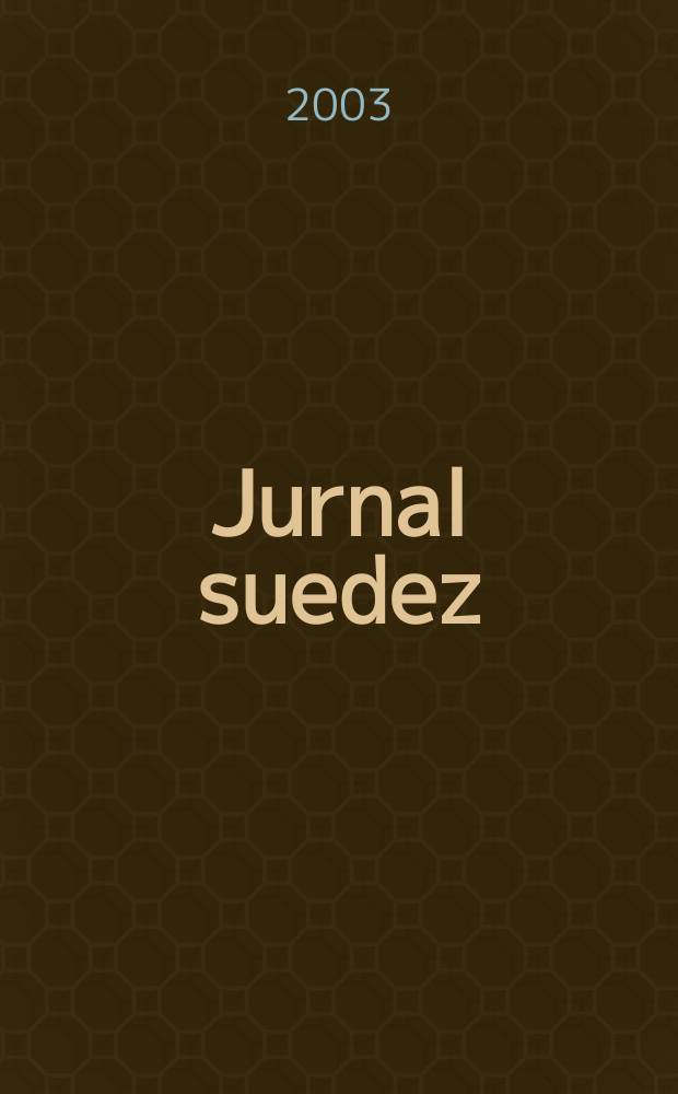 Jurnal suedez