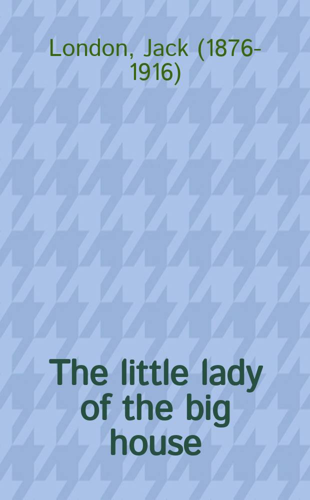 The little lady of the big house : a novel
