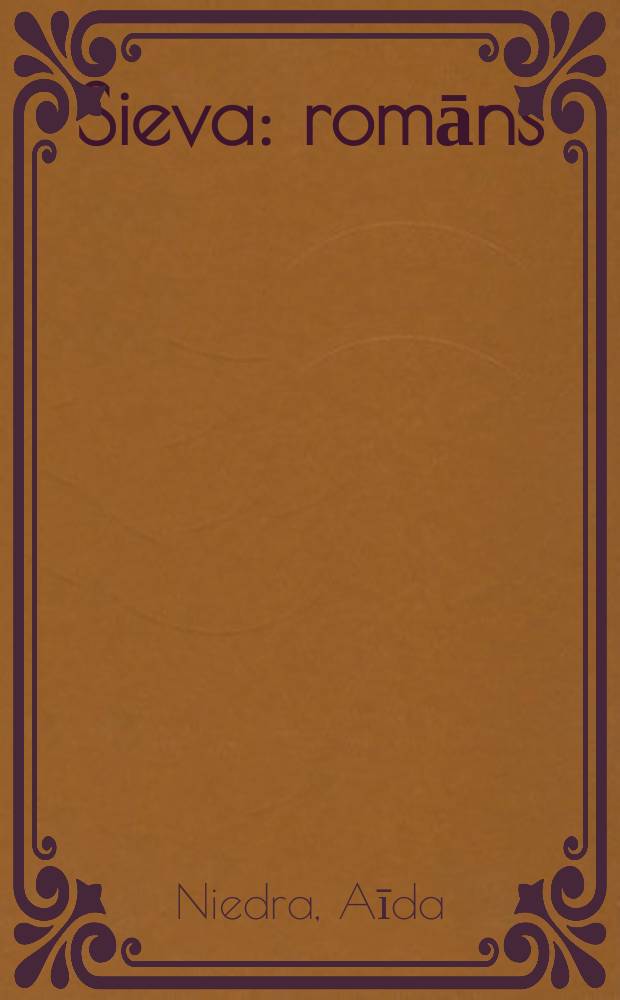 Sieva : romāns