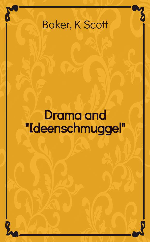 Drama and "Ideenschmuggel" : inserted performance as communicative strategy in Karl Gutzkow's plays, 1839-1849 = Драма и "Контрабандист идей"