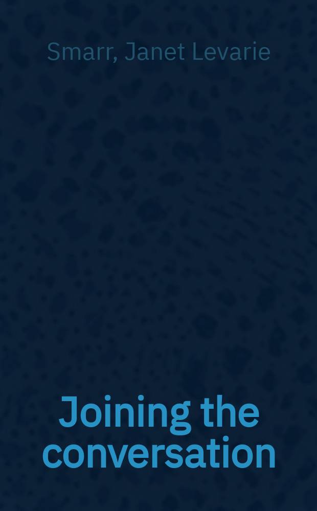 Joining the conversation : dialogues by Renaissance women = Объединенная беседа: диалоги женщин эпохи Возрождения