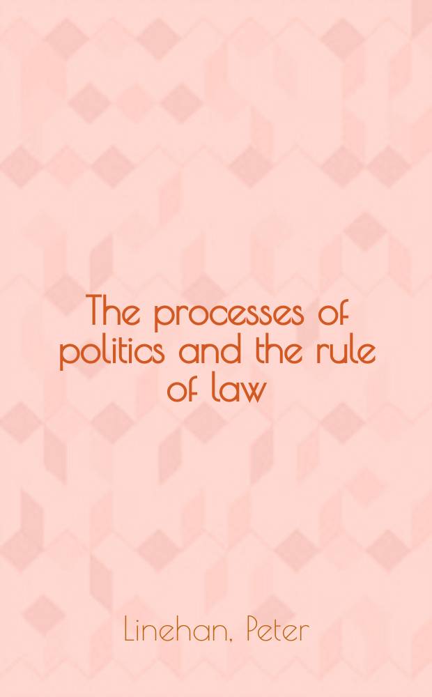 The processes of politics and the rule of law : studies on the Iberian kingdoms and the Papal Rome in the Middle Ages = Политические процессы и роль права: Исследования Иберийского королевства и папского Рима в средние века