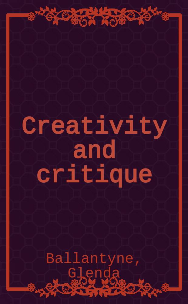 Creativity and critique : subjectivity and agency in Touraine and Ricoeur = Творчество и критика