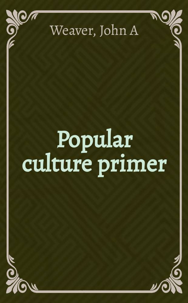 Popular culture primer = Популярная культура