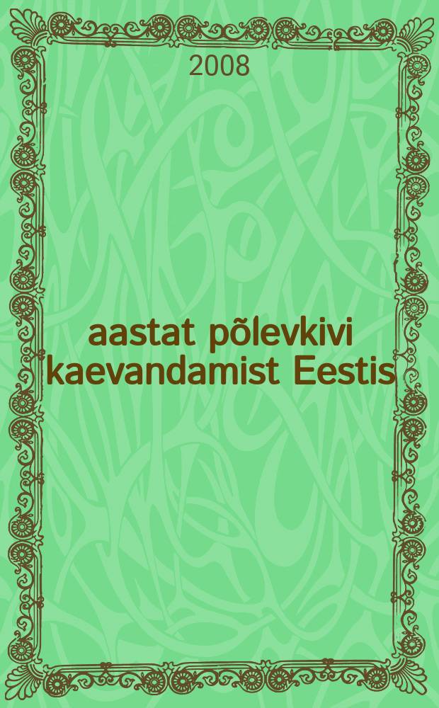 90 aastat põlevkivi kaevandamist Eestis : tehnoloogia ja inimesed = 90 лет горнодобывающей промышленности Эстонии