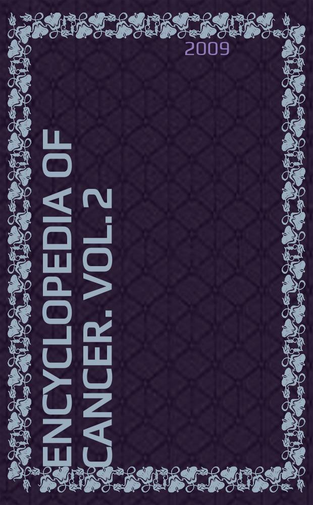 Encyclopedia of cancer. Vol. 2 : D - K