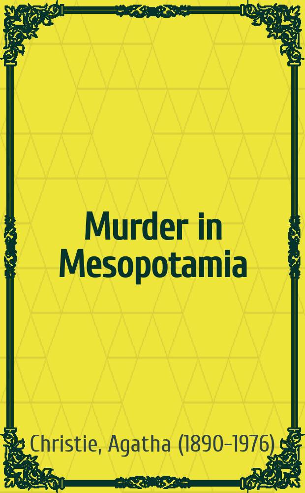 Murder in Mesopotamia