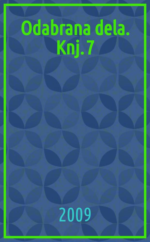 Odabrana dela. Knj. 7 : Religija