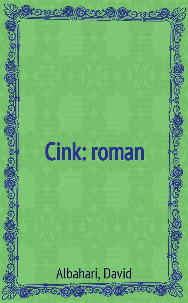 Cink : roman