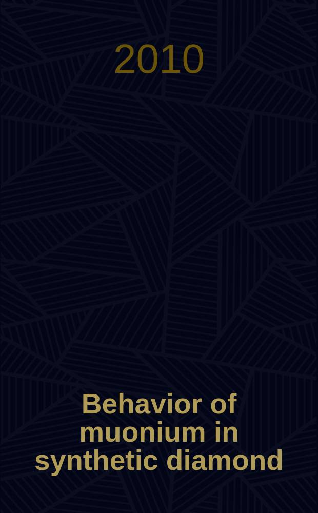 Behavior of muonium in synthetic diamond