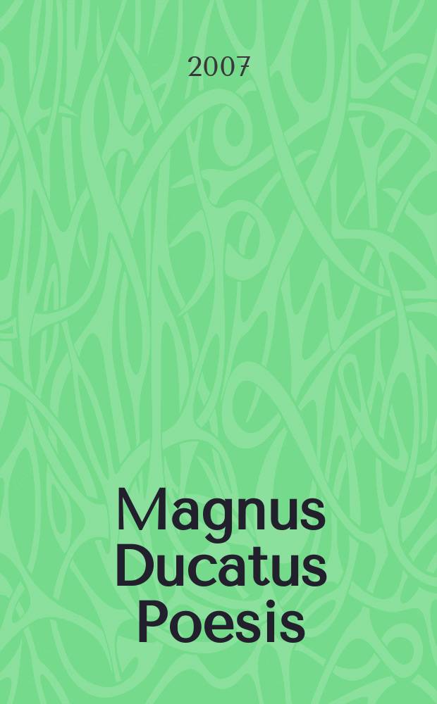 Magnus Ducatus Poesis : ribџ ?veika : almanachas