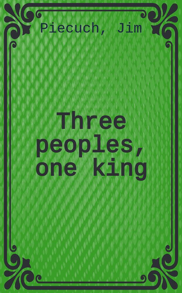 Three peoples, one king : loyalists, Indians, and slaves in the revolutionary South, 1775-1782 = Три народа, один король: лоялисты, индейцы, рабы в революционном Юге, 1775-1782