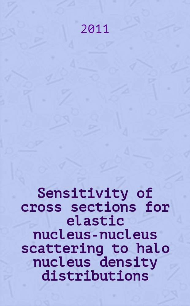 Sensitivity of cross sections for elastic nucleus-nucleus scattering to halo nucleus density distributions