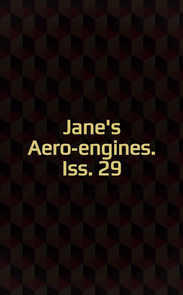 Jane's Aero-engines. Iss. 29