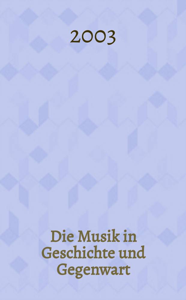 Die Musik in Geschichte und Gegenwart : Allg. Enzykl. der Musik 21 Bd. in 2 T. Personent. 9 : Him - Kel