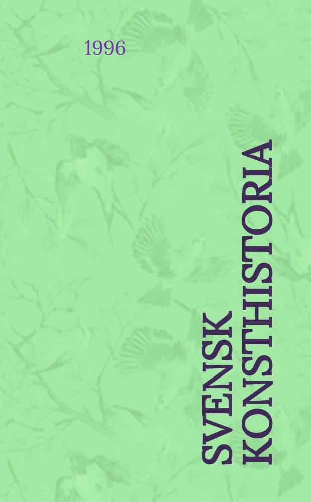 Svensk konsthistoria = История шведского искусства