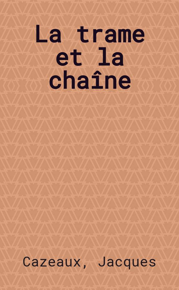 La trame et la chaîne : le cycle de Noé dans Philon d'Alexandrie = Рамки и цели