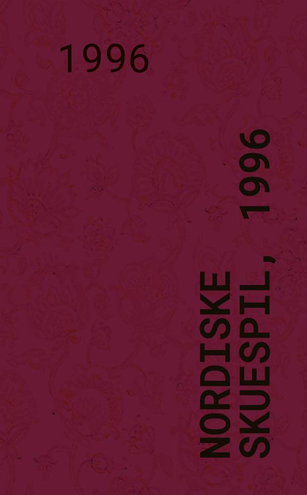 Nordiske skuespil, 1996