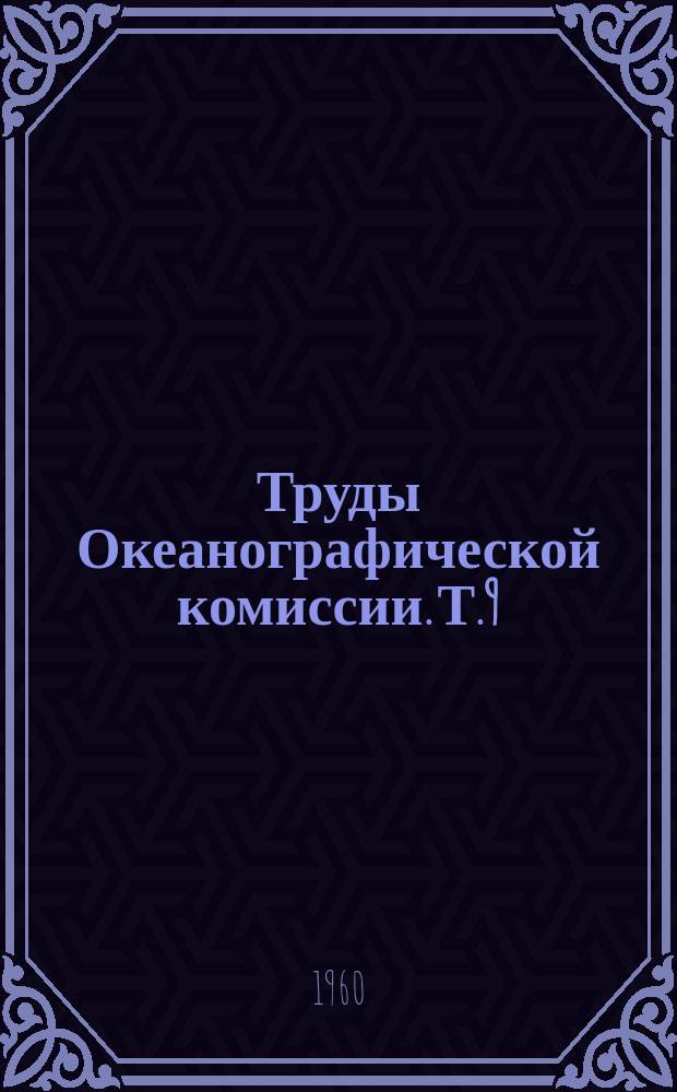 Труды Океанографической комиссии. Т.9 : Ветровые волны