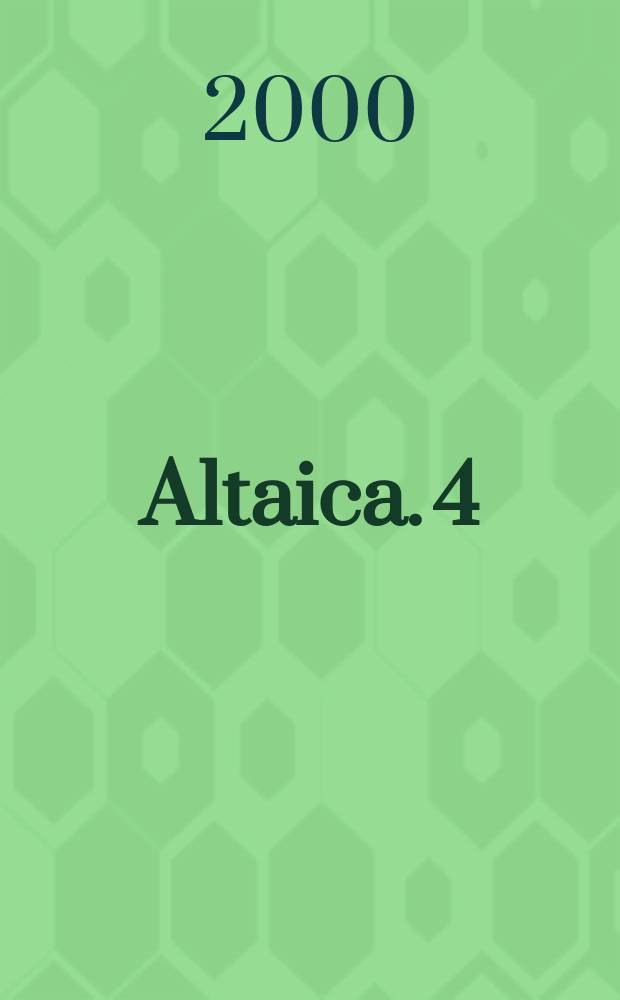 Altaica. 4