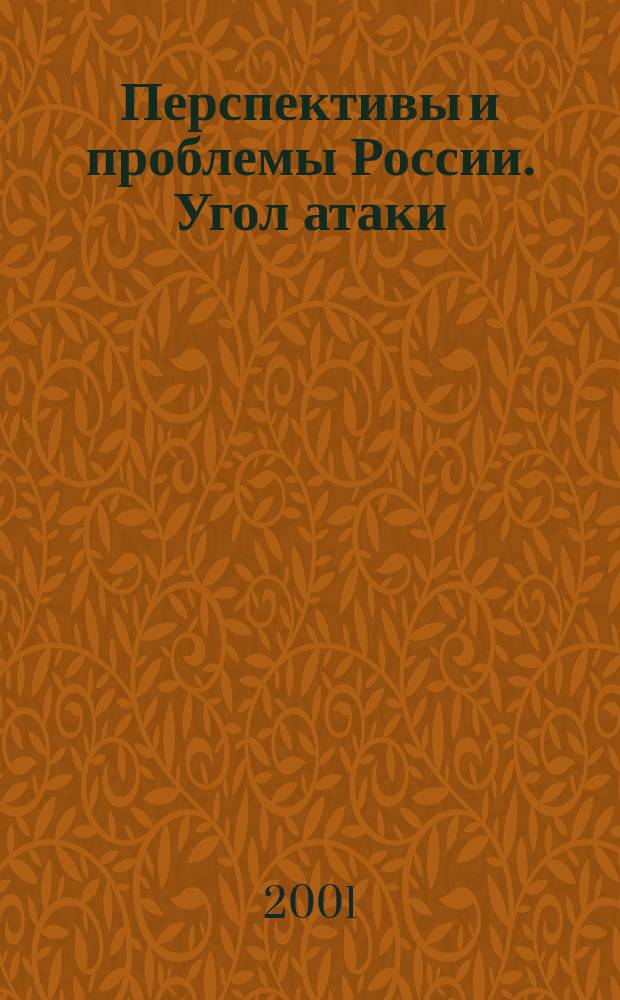 Перспективы и проблемы России. Угол атаки
