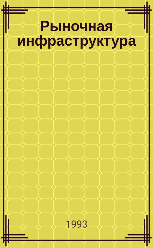 Рыночная инфраструктура: проблемы становления и развития